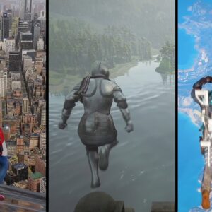 20 HIGHEST Jumps We TRIED in 20 Video Games